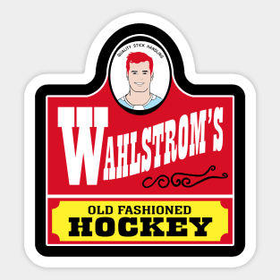 Old Fashioned Hockey Sticker